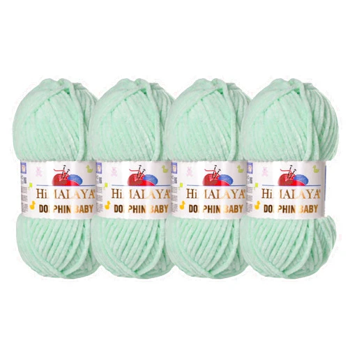Himalaya Dolphin Baby (4-Pack) 4x100 gr Chenille Velvet Blanket amigurumi Yarn Super Bulky 524 yds (307)