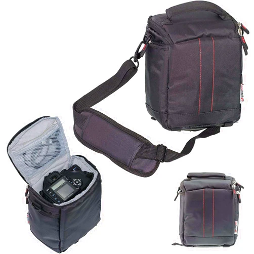 Navitech Black Camcorder Camera Bag Compatible With ALSONE Video Camera Camcorder