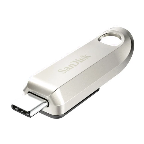 SanDisk 64GB Ultra Luxe USB Type-C Flash Drive - Up to 300MB/s, USB 3.2 Gen 1, Premium Metal Design - SDCZ75-64G-G46