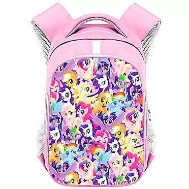 TCPZL Cute Backpack Adjustable Shoulder Bag Large Capacity Double Layer Travel Bag Daypack Schoolbag-1 C1