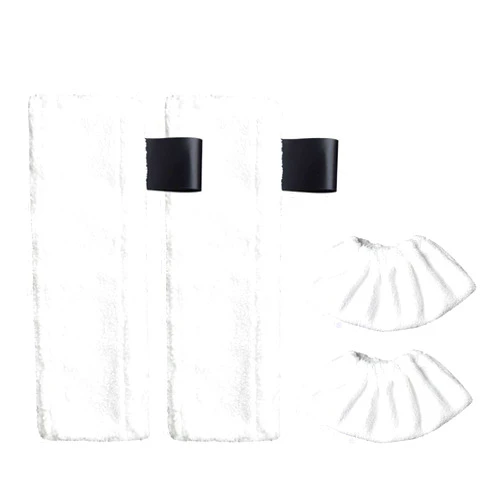 Generic HUAYUWA 2Pcs Replacement Microfibre Mop Cloths with Pads Set Fits for Karcher EasyFix Steam Cleaner SC2 SC3 SC4 SC5 Accessories