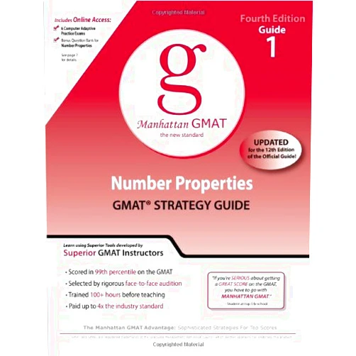 By Manhattan GMAT (Author) Number Properties GMAT Strategy Guide, 4th Edition (Manhattan GMAT Preparation Guides)
