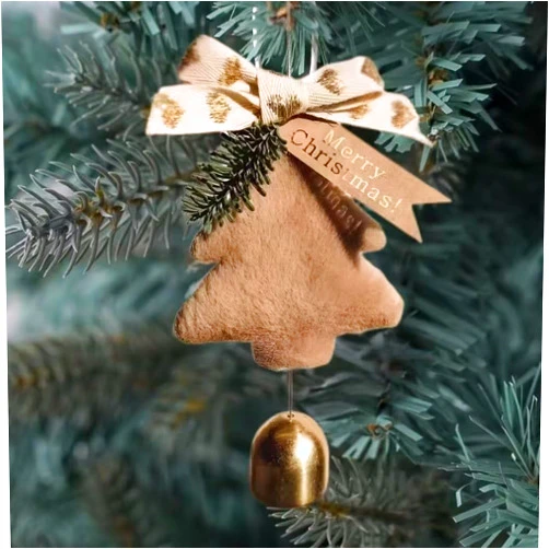ZAJIO 10pcs -9 Inch of White Christmas Bell Ornaments, Christmas Tree Bell Pendants, Handmade Bell doorbells, Suitable for Christmas Tree Decoration and Garland Decoration
