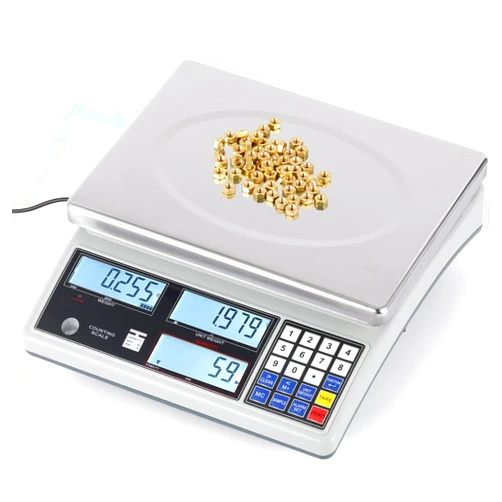 Bonvoisin Industrial Counting Scale Digital Scale for Parts and Coins kg/g/lb Electronic Gram Scale Inventory Counting Scale Industrial Parts Coins Piece Counting Scale (10kg/22lb, 0.1g)