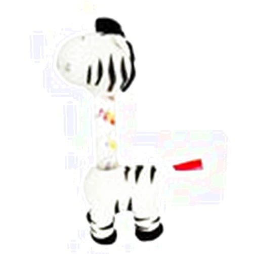 Mary Meyer Brainy Baby Shake N Play Plush Rattle, Zebra