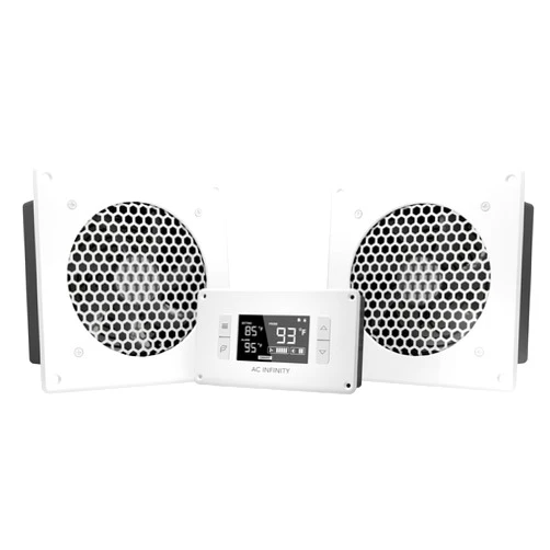 AC Infinity AIRPLATE T8 White, Quiet Cooling Dual-Fan System 6