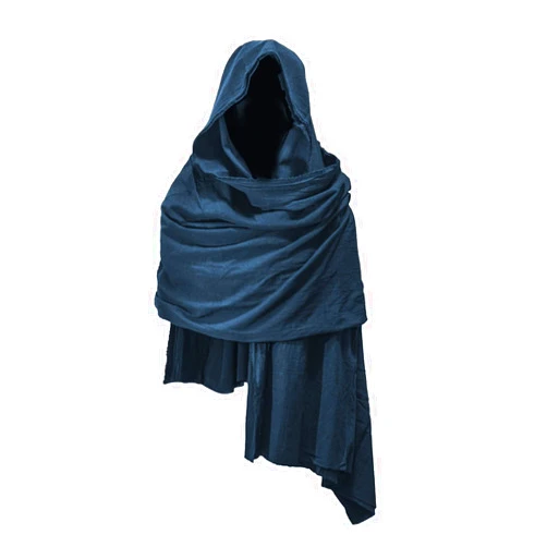 JCBFUME Cowl Hood Scarf Rogue Hood Medieval Cloak Renaissance Costume Men Neck Warmer Hooded Cape Hat Cyberpunk Accessories