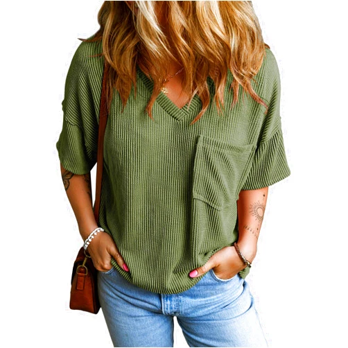 EVALESS Womens Summer Tops Oversized T Shirts Short Sleeve Blouses for Women Dressy Casual Work Outfits
