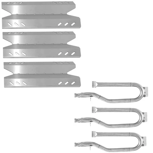 YOUFIRE Gas Burners Tube Heat Plate Stainless Steel BBQ Grill Replacement Parts for Members Mark BQ05046-6, BBQ Pro BQ05041-28, BQ51009, Sam's Club, Outdoor Gourmet