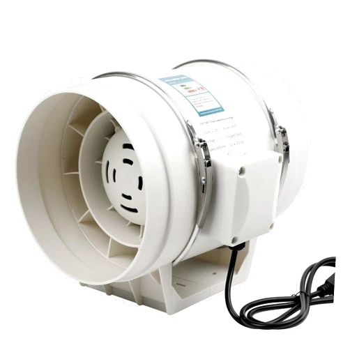 Voltset 8 Inch Duct Fan, Inline Ventilation Exhaust Fan, 740 CFM Duct Intake Fan High Efficiency Air Fan for Duct Vent Bathroom, Kitchen, Grow Tent, Hydroponics, 3D Printer
