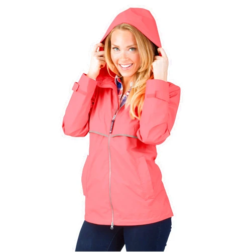 Charles River Apparel Women's New Englander Wind & Waterproof Rain Jacket