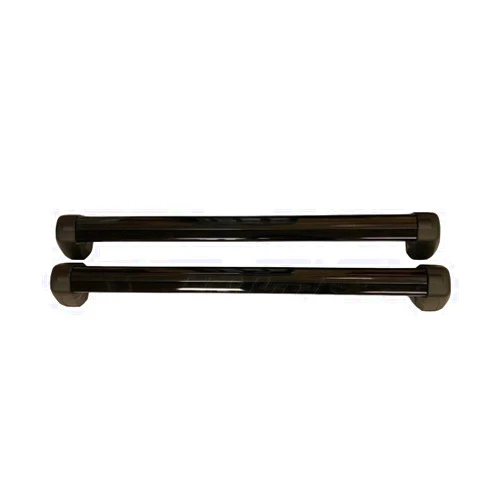AllMakes4x4 Black Cross Bars Fits for Land Rover Defender 110 2020 Aftermarket Luggage Rack Rails