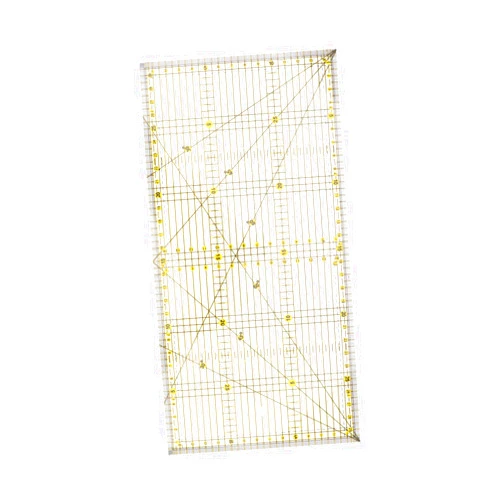 Operitacx 2pcs Ruler for Sewing Quilting Ruler Sewing Ruler Patchwork Ruler Tailor Ruler Craft Ruler