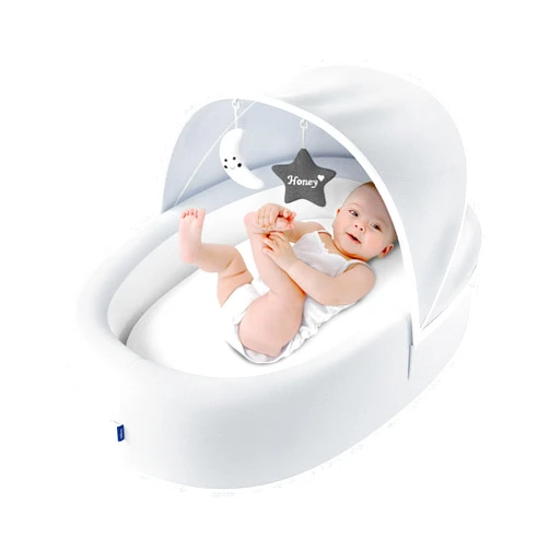 Biliboo Premium Baby Lounger - Must Have Baby Bassinet for Newborn, Infant and Toddler - Baby Nest Lounger - Baby Shower - Baby Registry - Grey
