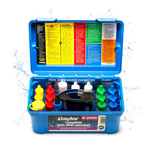 TAYLOR TECHNOLOGIES INC K-2006 TEST KIT COMP CHLORINE FAS-DPD