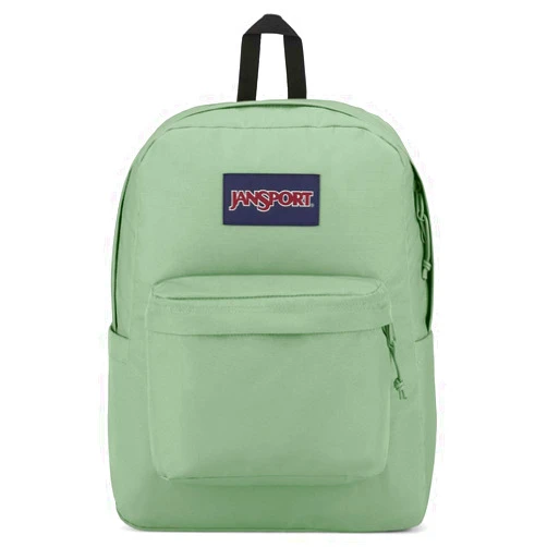 JanSport Superbreak Plus Backpack - Work, Travel, or Laptop Bookbag with Water Bottle Pocket - Loden Frost