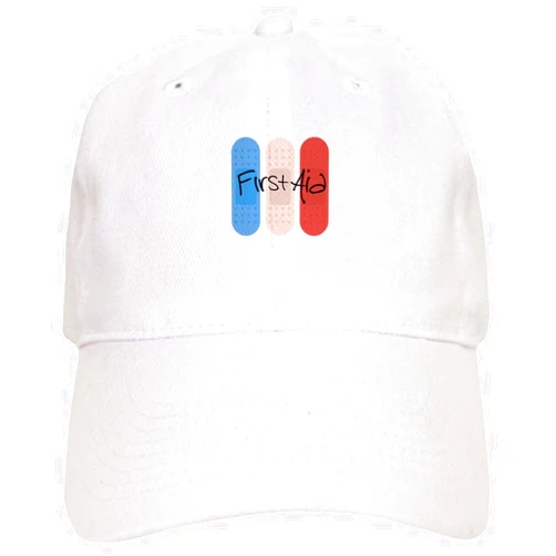 CafePress Ouchies Adhesive Bandages Adjustable Baseball Cap