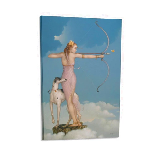 BAOCT Butterfly Effect by Michael Posters Parkes Canvas Poster Wall Art Decor Print Picture Paintings for Living Room Bedroom Decoration Framed 12x18inch