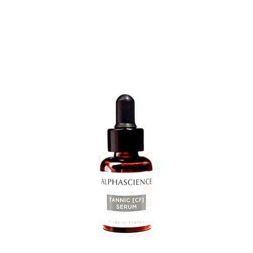 ALPHASCIENCE Tannic [CF] Serum Travel Size 8 ml / 0.27 Fl Oz - antioxidant serum - redness and wrinkles less visible - dry to normal skins - Made in France - Fragrance-free - Preservative-free
