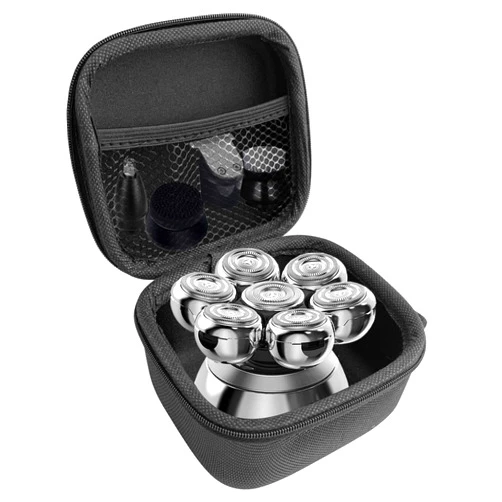 FitSand Hard Case Compatible for TURN RAISE 6 in 1 Waterproof with LCD Display Bald Head Shavers 7D Head Shaver