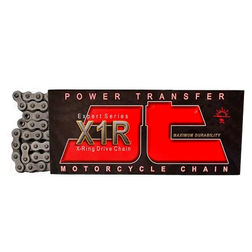 JT Chain JTC520X1R120DL (520 Series) Black Steel 120 Link Heavy Duty X-Ring Chain with Connecting Link
