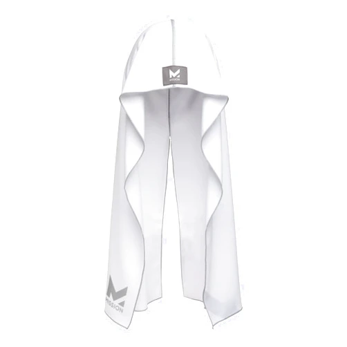 MISSION Cooling Hoodie Towel- Hood Towel, Evaporative Cool Technology, Cools Instantly When Wet, UPF 50 Sun Protection, Contours Your Head to Stay in Place, Great for Sports, Fitness, Gym