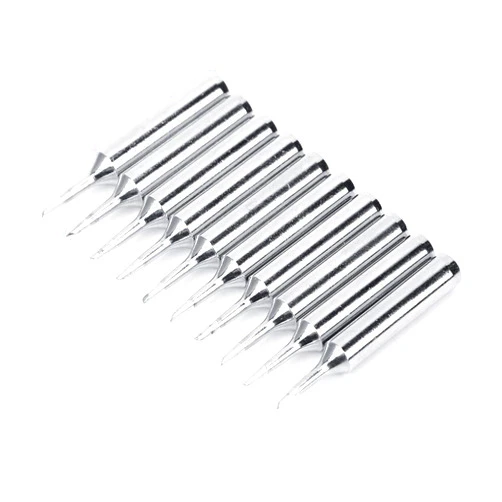 Eujgoov 10Pcs 900MT-1C Copper Iron Iron Tip, Solder Tips Valve Lapping Tool,Terminal Removal Tool Kit Tip - Soldering Tool Replacement Soldering Accessory Soldering Equipment