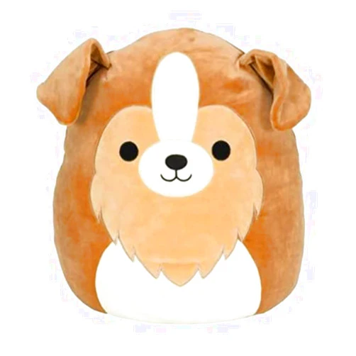 Squishmallows Official Kellytoy Plush 8 Inch Squishy Soft Plush Toy Animals (Andres Sheltie Dog)