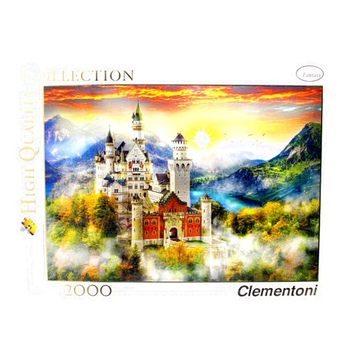 Clementoni 32559.7 Clementoni - 32559 - Collection-Neuschwanstein-2000 Pieces, Multi-Colour