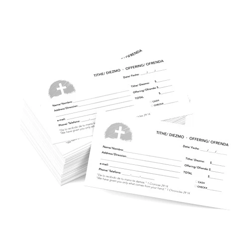 ChurchEnvelopes.com 500 Tithes and Offering Envelopes for Church (Sobres de Diezmos y Ofrendas para Iglesia) | Tithe Envelopes for Church | USA Company | Spanish & English