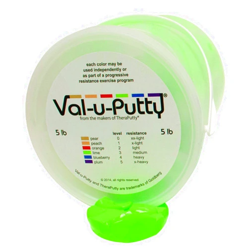Fabrication Enterprises Val-u-Putty FAB10-3953 Exercise Putty, Medium, Lime, 5 lb.