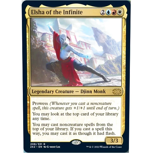 Magic The Gathering Magic: the Gathering - Elsha of The Infinite (208) - Double Masters 2022