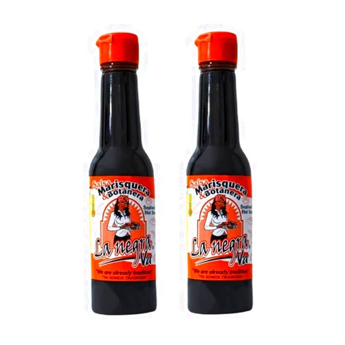La Negra Va | Salsa Marisquera & Botanera | (Pack of 2 - 5.4 Oz Each)