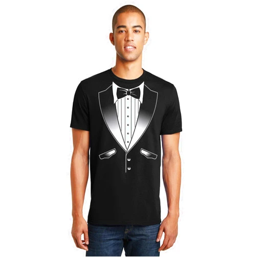 Art2Shirt Young Mens Soft Original Tuxedo T-Shirt