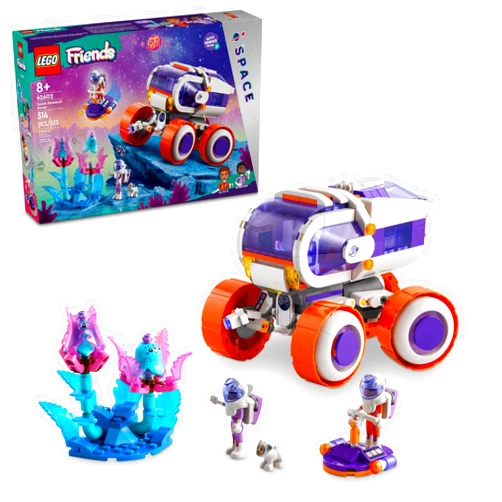 LEGO Friends Space Research Rover Space Toy and Science Playset, Space Gift for 8 Year Old Girls and Boys, Building Toy for Space Lovers and Kids with 2 Mini-Dolls, a Dog and 2 Alien Figures, 42602