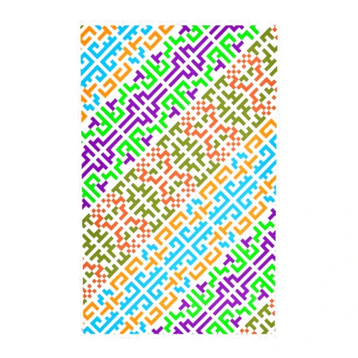 Miaozhen Abstract Ethnic Plaid Pattern Modern Pack of Tea Towels Kitchen Towels and dishcloths Sets Terry Dish Towels for Kitchen Funny Kitchen Hand Towels Cute Color Sink 28x18in Set of 6