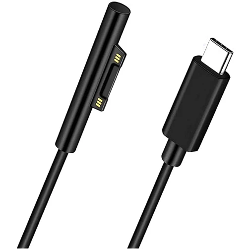 HAMKOT Surface Connect to USB-C Charging Cable 15V/3A, Compatible with Microsoft Surface Pro 7/6/5/4/3, Surface Laptop 3/2/1, Surface Go, Surface Book (TPE, 6FT)