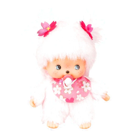 Sekiguchi Monchhichi Classic Bebichichi Sakura Cherry Blossom Plush by Sekiguchi
