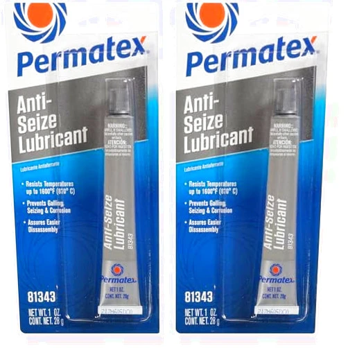 Permatex 81343 Anti-Seize Lubricant, 1 oz. Tube, White (Pack of 2)