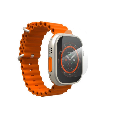 ZAGG InvisibleShield Ultra Clear – Compatible with Apple Watch Ultra, Watch Size: 49mm Face - Film Screen Protector