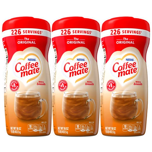 Coffee mate Original Powdered Creamer, 16 oz (Pack of 3)