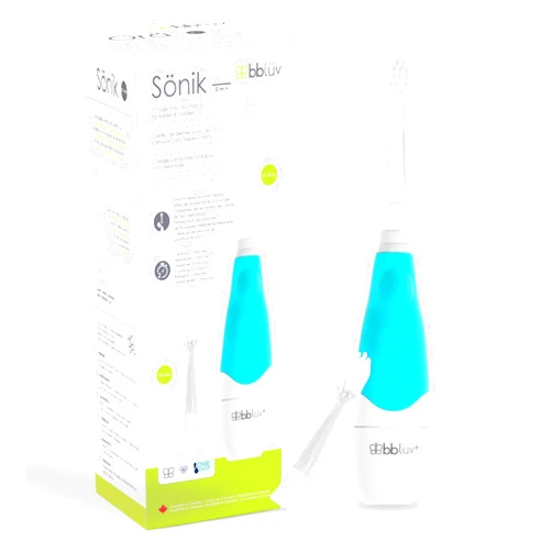 bblüv - Sönik - 3 Stage Sonic Toothbrush for Babies, Infants, Toddlers, and Children - Electric Toothbrush - LED Light, Two Minute Timer