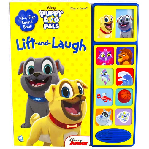 Editors of Phoenix International Publications,Disney Storybook Art Team Disney Junior Puppy Dog Pals with Bingo and Rolly - Lift and Laugh Out Loud Sound Book - PI Kids (Play-A-Sound)
