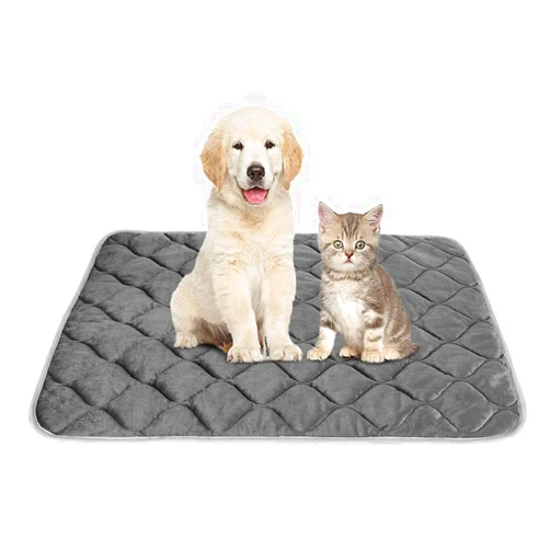 ULIGOTA Self Warming Cat Bed Self Heating Cat Mat Thermal Pet Bed Mat Self-Warming Dog Crate Pad 35