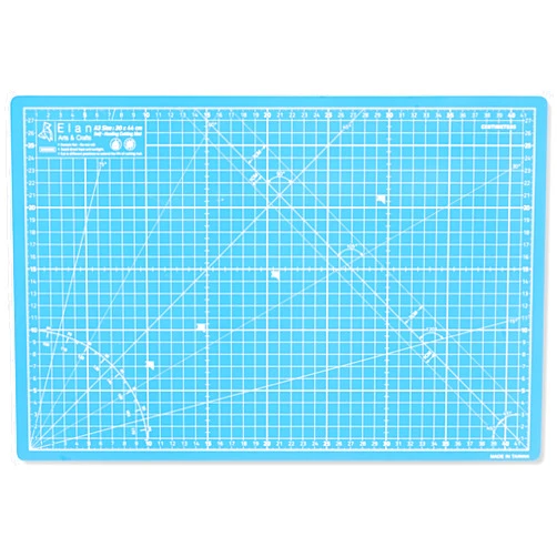 Elan Cutting Mat A3 Blue, Self Healing Cutting Mat 30 x 44 CM, 5-Ply Craft Mat Blue, Hobby Cutting Mat 30x44 CM, Fabric Cutting Board for Crafts, Quilting Cutting Board, Blue Cutting Mats for Crafts