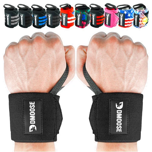 DMoose Fitness Wrist Wraps for Weightlifting 18