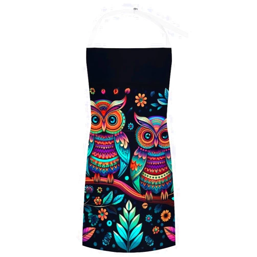 NTVOWPZO Kitchen Cooking Aprons for Women Men Waterproof Bib Apron with Pockets Adjustable Bohemian Atlantic Chef Apron