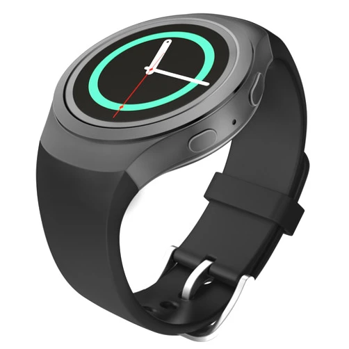MoKo Watch Band Compatible with Samsung Gear S2, Soft Silicone Replacement Sport Band fit Gear S2 (SM-R720 / SM-R730 ONLY) Smart Watch, NOT FIT S2 Classic (SM-R732 & SM-R735), NOT FIT Gear Fit2, Black