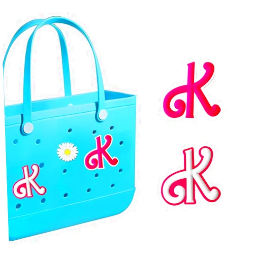 PROHUIA Bag Charms for Bogg Bag Accessories, 2PCS Letter Charms for Bogg Bag，Alphabet Lettering Charm for Bogg Bags Accessories, Decorative Letter Attachment for Bogg Beach Bags Handbags Tote Bag, Gift Bogg bag accessories Charm