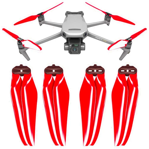 Master Airscrew Stealth Propellers for DJI Mavic 3 - Red, 4 pcs